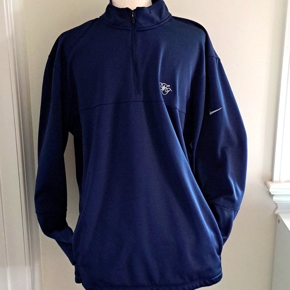 Nike Golf Therma-fit Quarter Zip Fleexe lined Jacket size XL